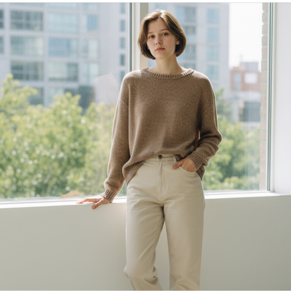 Women's Tan Sweater